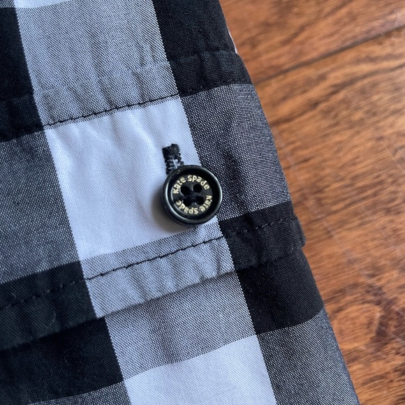 EUC kate spade broome street gingham romper - Picture 6 of 6